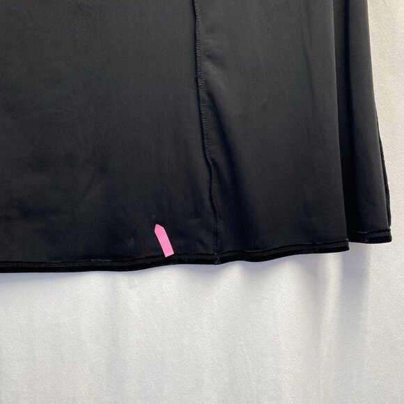 NY Collection Velvet Elastic Waist Flare Long Skirt Woman Sz 2X Black Used - Picture 5 of 14